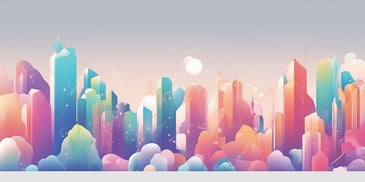 Top-rated in illustration style with gradients and white background