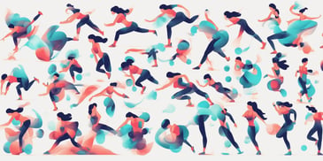 Exercises: Motion in illustration style with gradients and white background